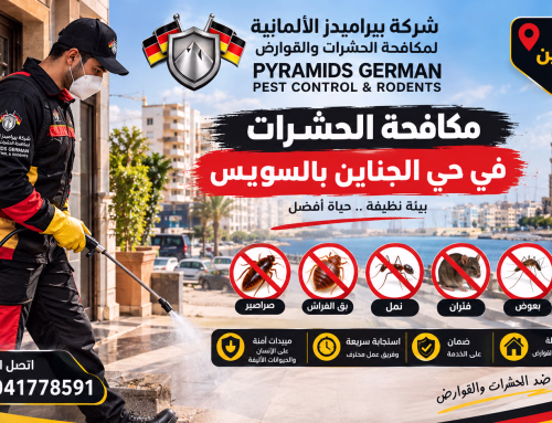 شركة مكافحة حشرات في حي الجناين بالسويس 01041778591 خصم 50%