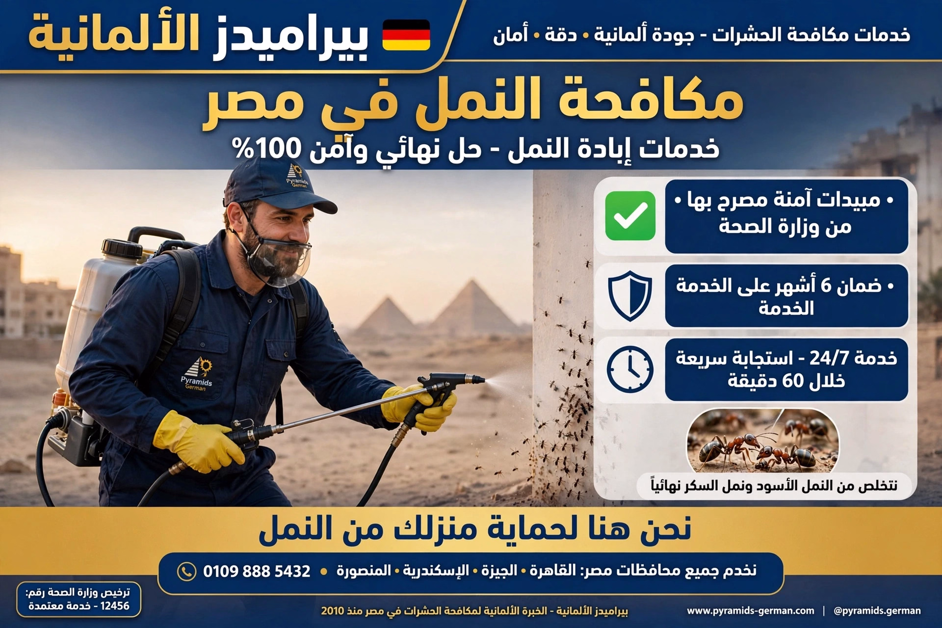 مكافحة النمل