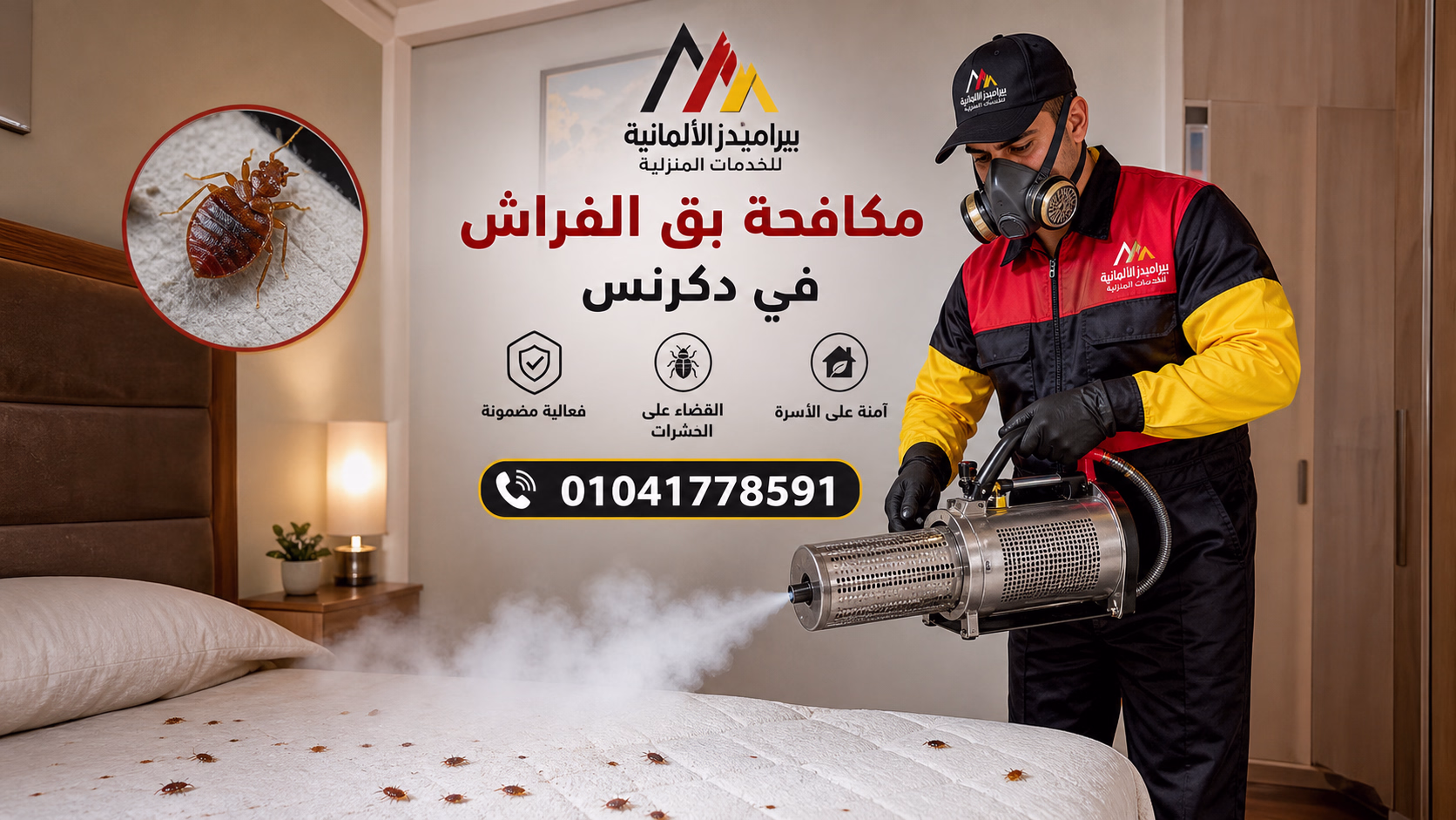 مكافحة بق الفراش في دكرنس