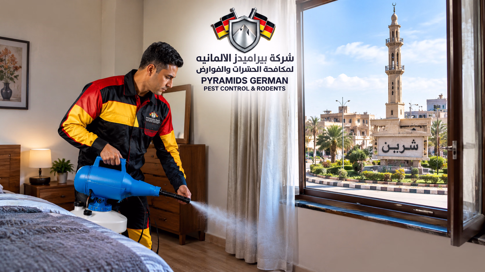 شركة مكافحة حشرات في شربين